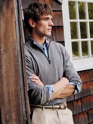 Henry Cashmere 1/4 Zip