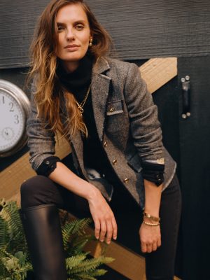 Anwen Jacket in Herringbone