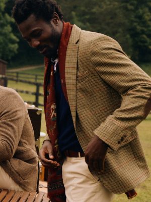 Suffolk Wool Sport Coat in Plaid