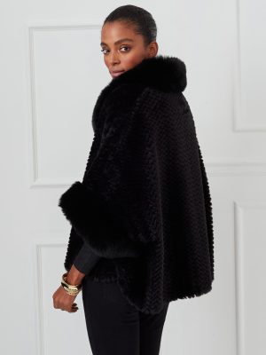 Andie Faux Fur Cape