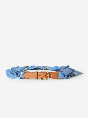 Carla Scarf Belt in Buckhead Belt Texture