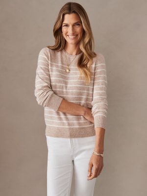 Colette Cashmere Sweater in Stripe