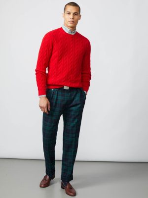 Lange Wool Pants in Tartan