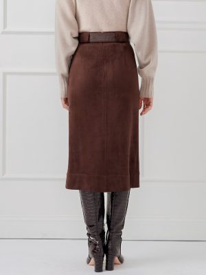 Finnian Faux Suede Skirt