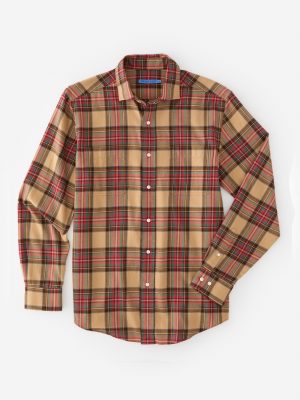 Glenmere Classic Fit Flannel Shirt in Plaid