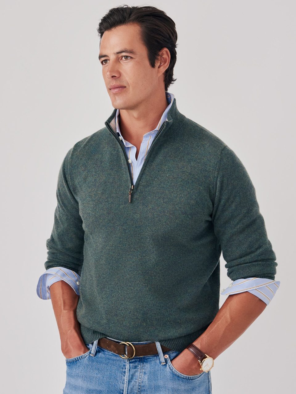 Henry Cashmere 1/4 Zip