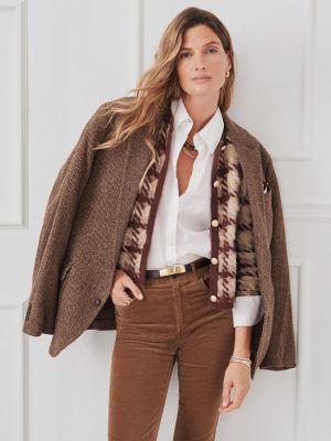 Inez Cardigan in Plaid