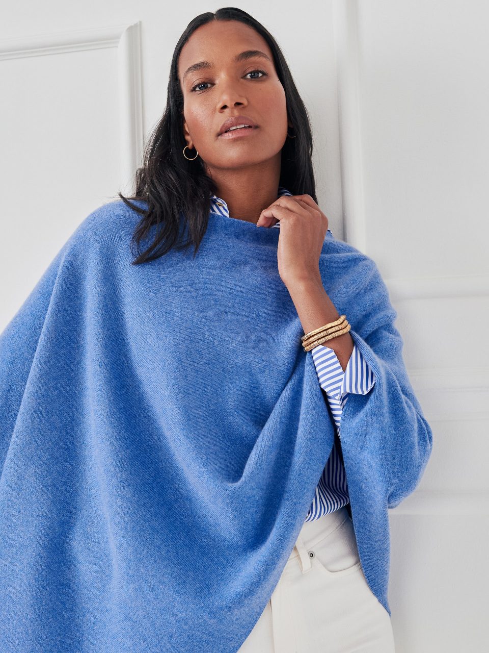 Journee Wool Cashmere Poncho