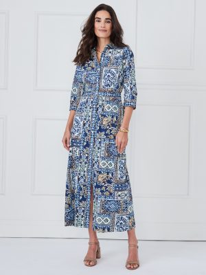 Kailyn Maxi Dress in Floral Pastiche Edge