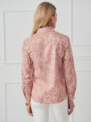 Lois Shirt in Geo Maze