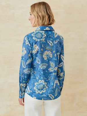 Lois Shirt in Floral Cove