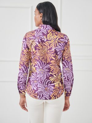 Lois Shirt in Modern Petals