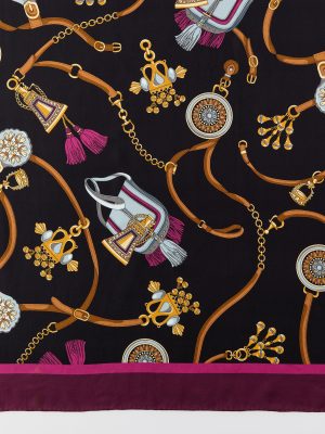 Mabel Silk Scarf in Neo Nottingham Square