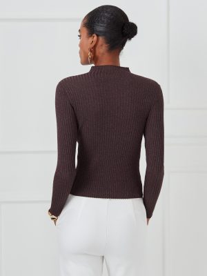 Maeve Metallic Sweater
