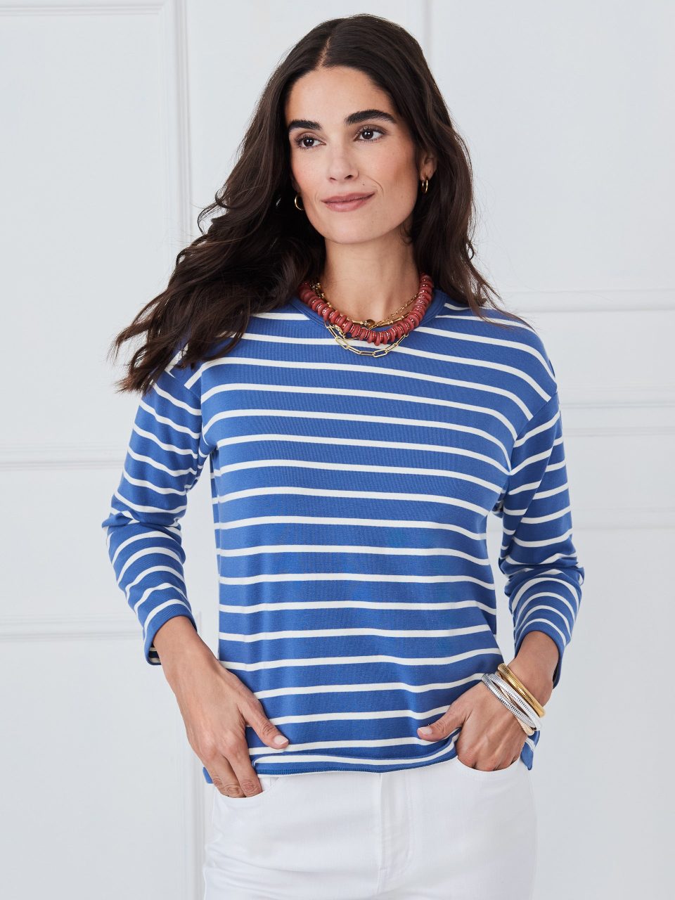 Nico Tee in Blazer Stripe