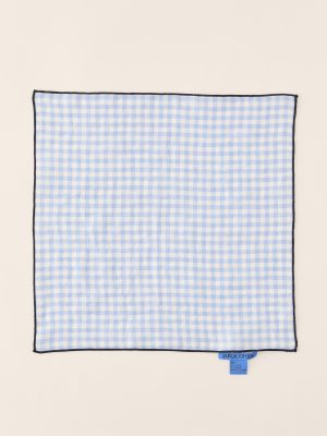 Linen Pocket Square in Gingham