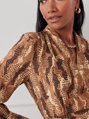 Portia Dress in Grasslands