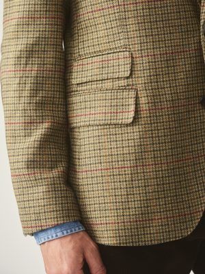 Suffolk Wool Sport Coat in Plaid