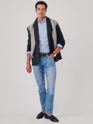 McCown Sport Coat in Broken Herringbone