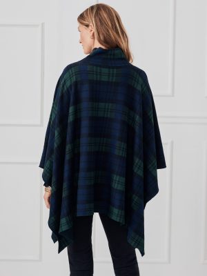 Zora Poncho in Black Watch